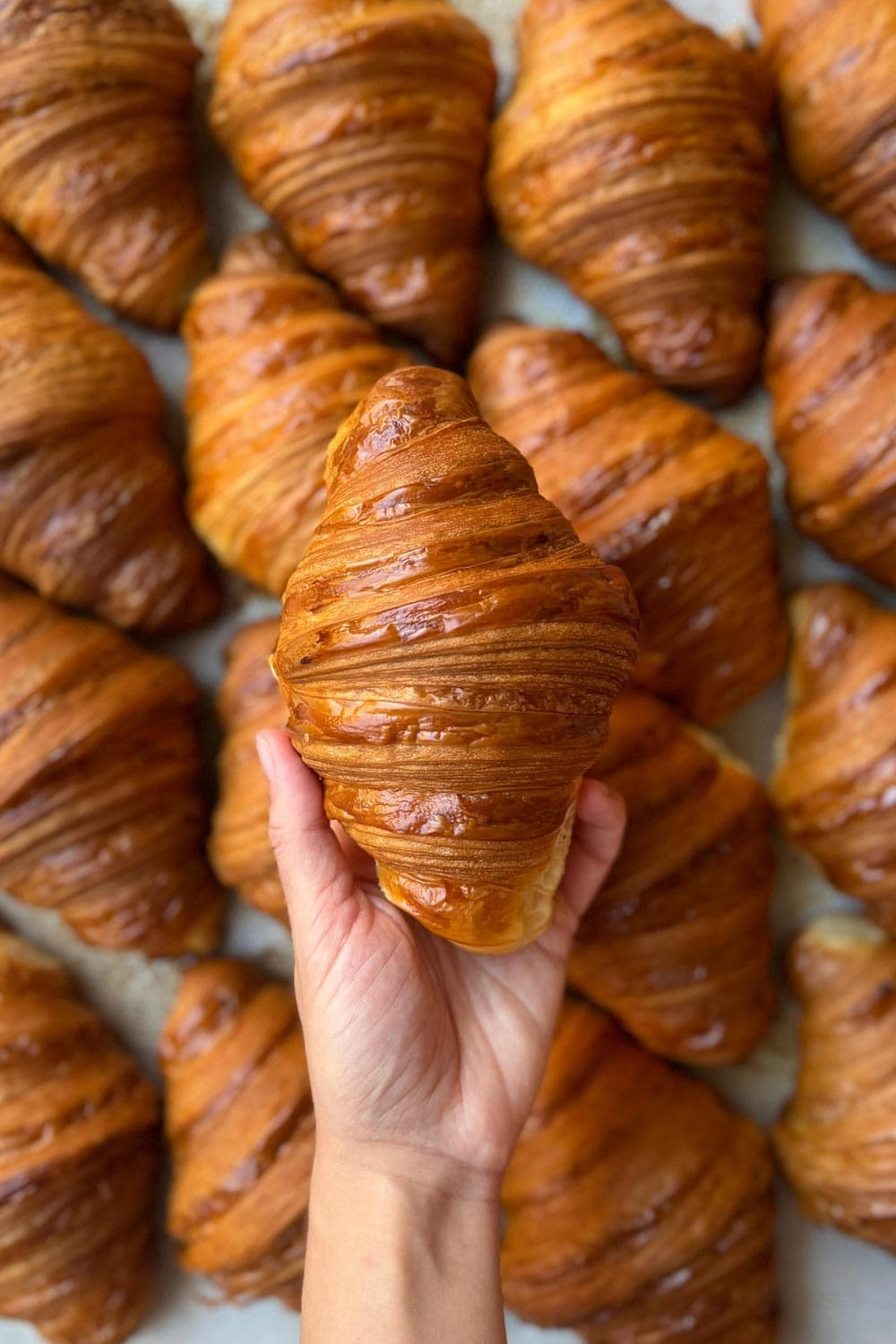 Una selecció de brioixeria fresca i artesanal, incloent croissants i pain au chocolat