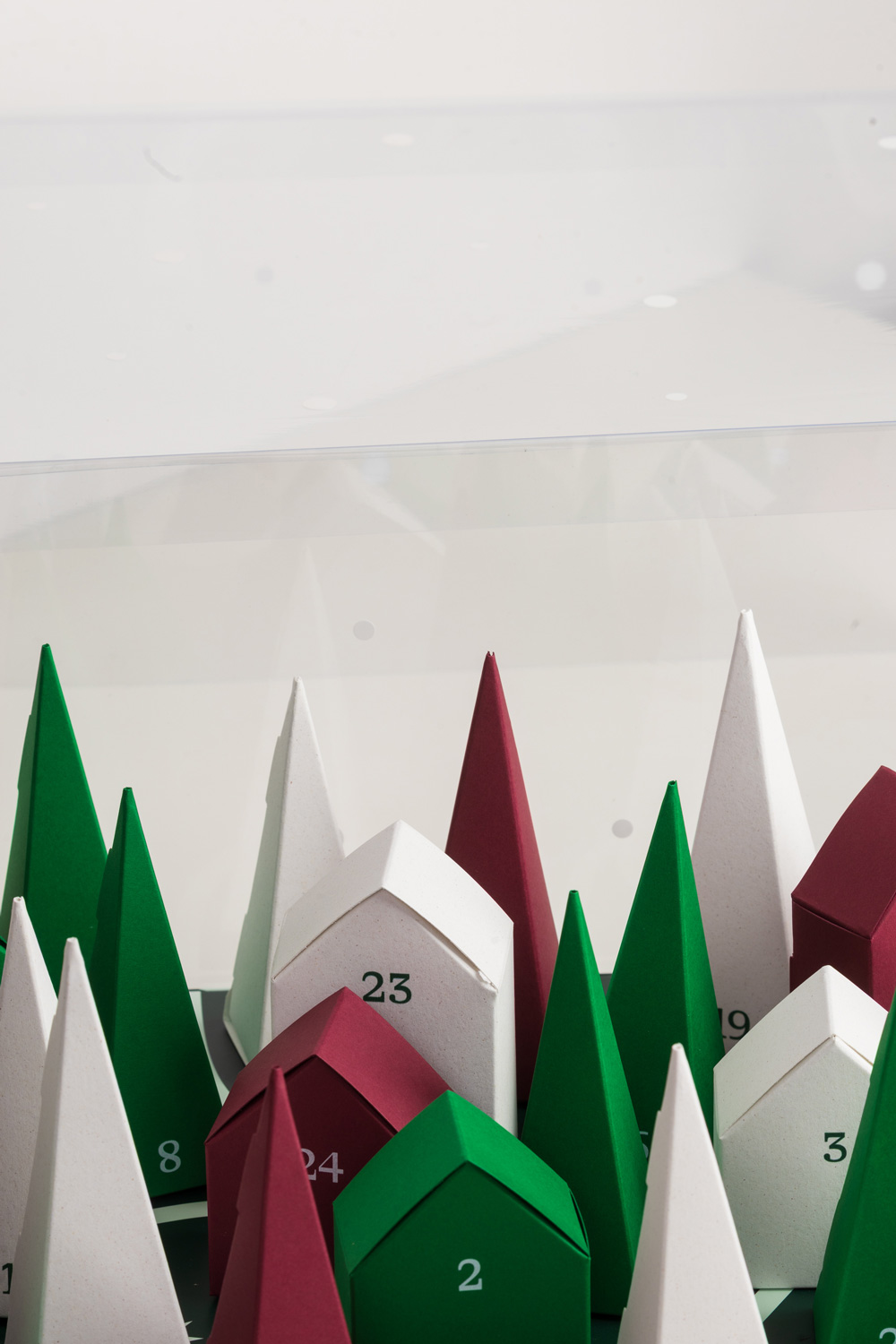Detall de les peces del calendari d’advent